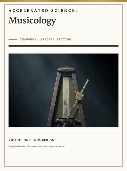 Cover of Accelerated Science: Musicology