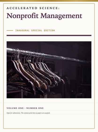 Cover of Accelerated Science: Nonprofit Management