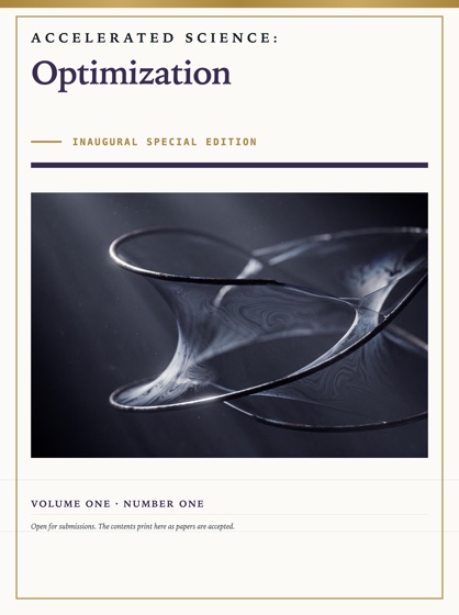 Cover of Accelerated Science: Optimization