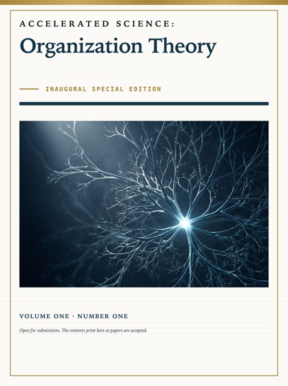 Cover of Accelerated Science: Organization Theory