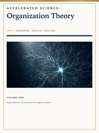 Cover of Accelerated Science: Organization Theory