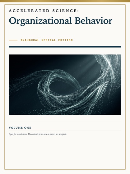 Cover of Accelerated Science: Organizational Behavior