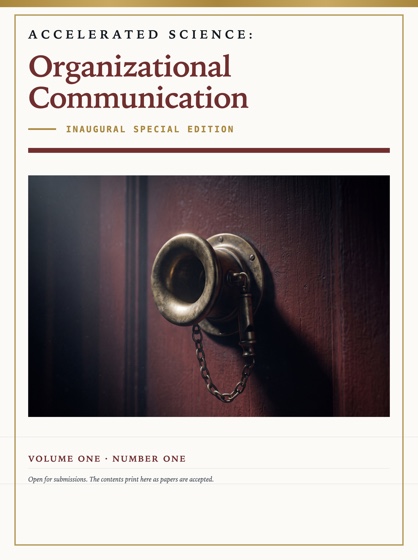 Cover of Accelerated Science: Organizational Communication
