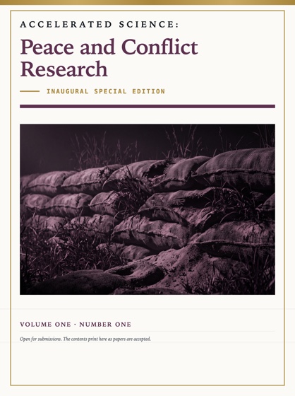 Cover of Accelerated Science: Peace and Conflict Research
