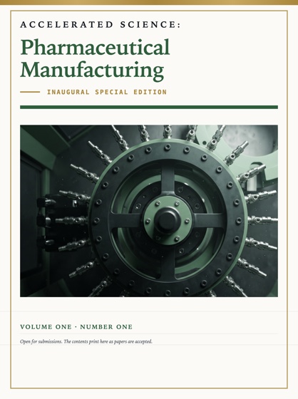 Cover of Accelerated Science: Pharmaceutical Manufacturing