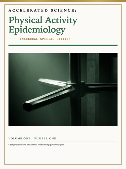 Cover of Accelerated Science: Physical Activity Epidemiology