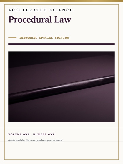 Cover of Accelerated Science: Procedural Law
