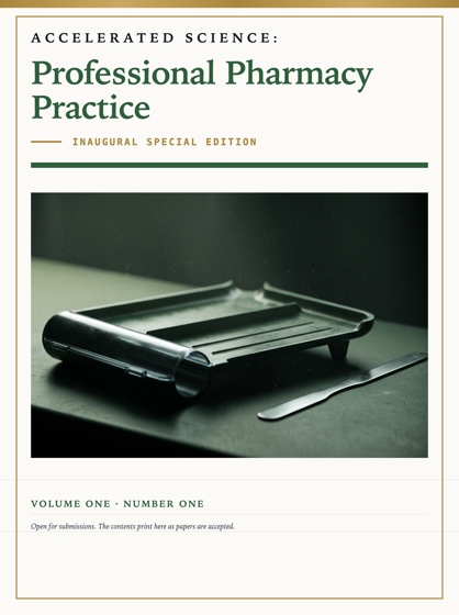 Cover of Accelerated Science: Professional Pharmacy Practice
