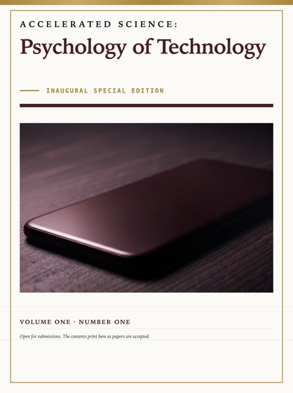 Cover of Accelerated Science: Psychology of Technology