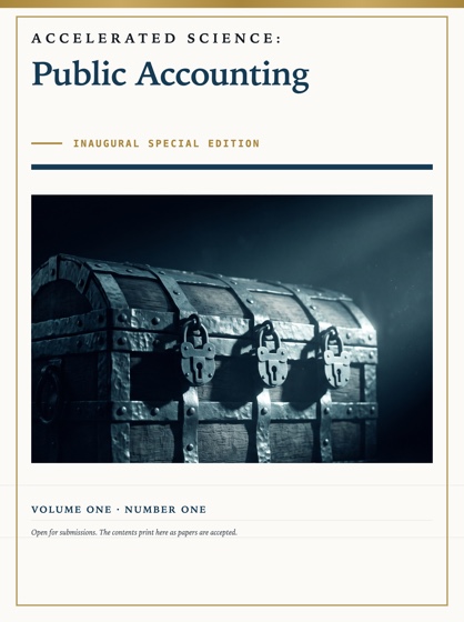 Cover of Accelerated Science: Public Accounting