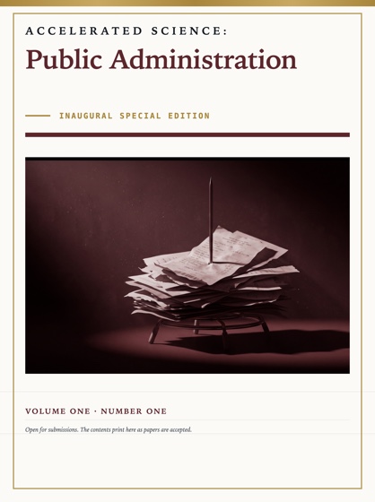 Cover of Accelerated Science: Public Administration