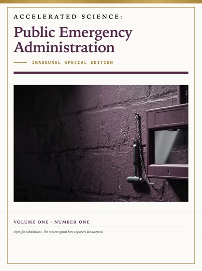 Cover of Accelerated Science: Public Emergency Administration