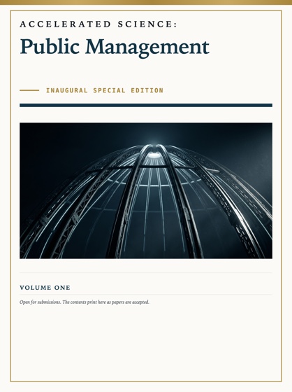 Cover of Accelerated Science: Public Management