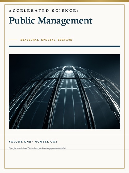 Cover of Accelerated Science: Public Management