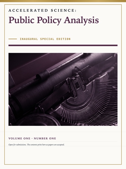 Cover of Accelerated Science: Public Policy Analysis