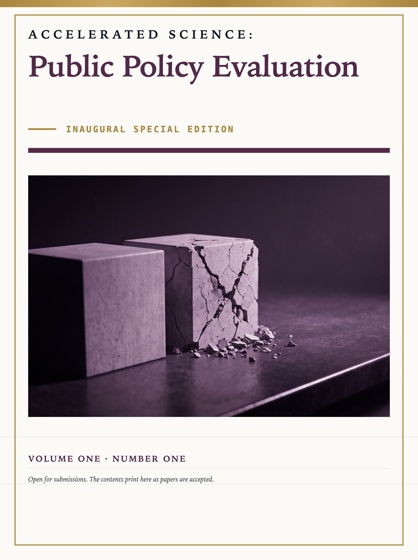 Cover of Accelerated Science: Public Policy Evaluation