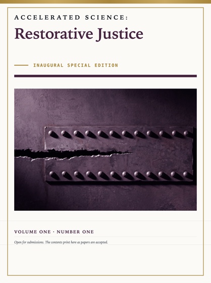 Cover of Accelerated Science: Restorative Justice