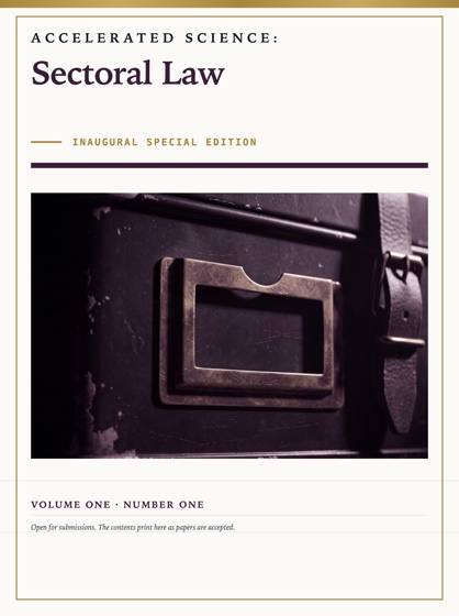 Cover of Accelerated Science: Sectoral Law