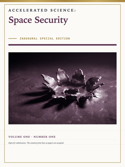 Cover of Accelerated Science: Space Security