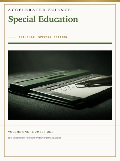 Cover of Accelerated Science: Special Education