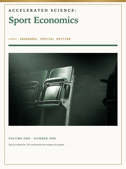 Cover of Accelerated Science: Sport Economics