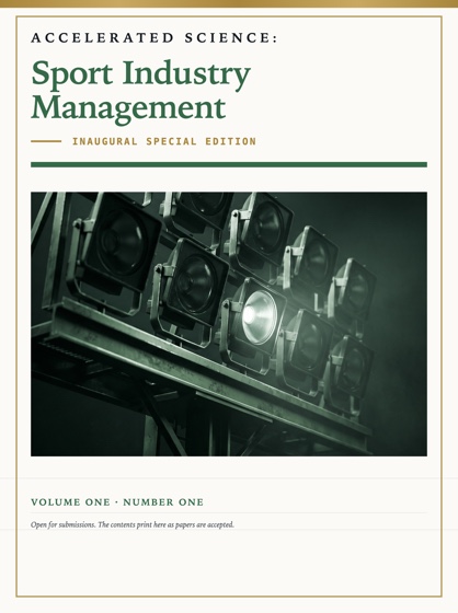 Cover of Accelerated Science: Sport Industry Management