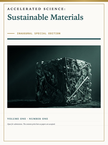Cover of Accelerated Science: Sustainable Materials