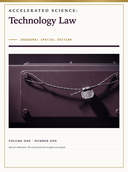 Cover of Accelerated Science: Technology Law