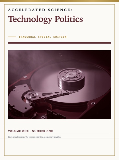 Cover of Accelerated Science: Technology Politics