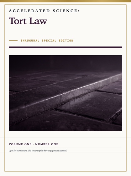 Cover of Accelerated Science: Tort Law