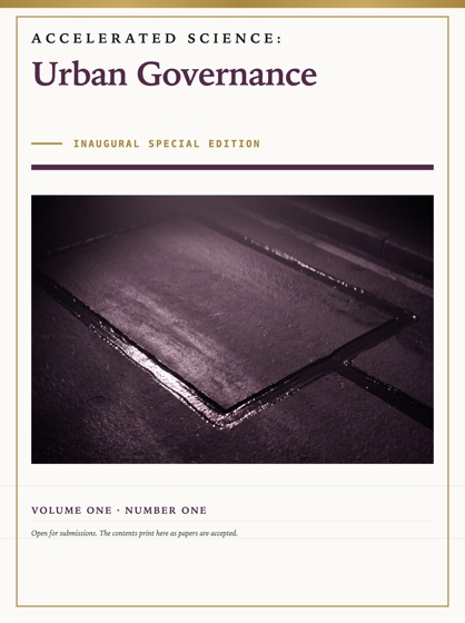Cover of Accelerated Science: Urban Governance