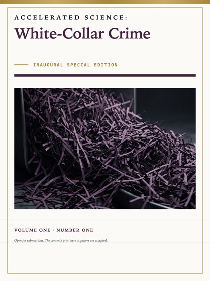 Cover of Accelerated Science: White-Collar Crime